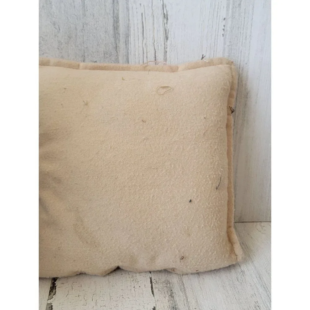 Halloween felt pillow owl shabby‎ chic Moon home decor hoot